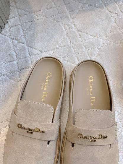 Dior Boy Mule Light Taupe Suede  615462
