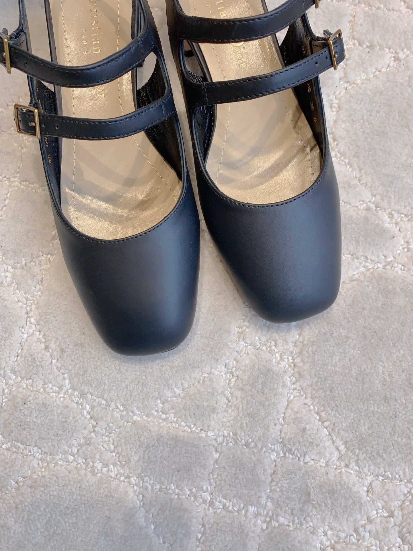 CD Chérie Slingback Pump 5cm Black Leather 615467
