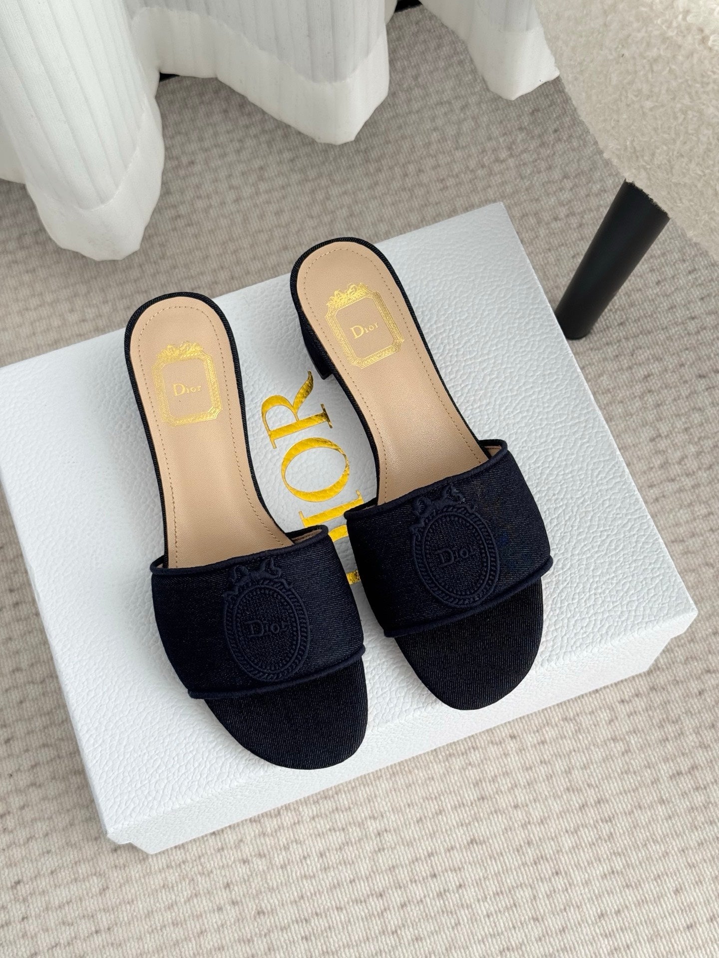 CD Médaillon Slide 4.5cm Dark Blue Denim 849737