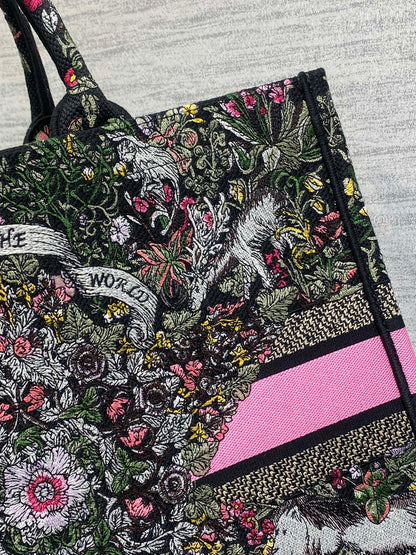 Dior 2026 Around The World Tote Bag Canvas 542528