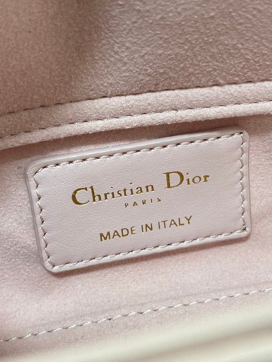 Dior 2026 Bow D-Joy Micro Bag Pink Lambskin