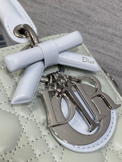 Dior 2026 Lady Dior Bag Grey Charcoal Lambskin 286579