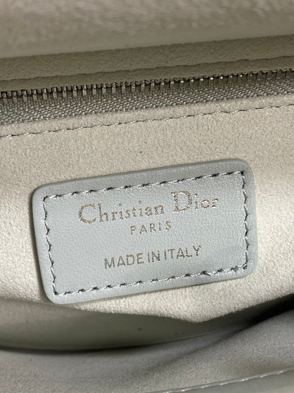 Dior 2026 Mini Lady Dior Bag Grey Charcoal Lambskin 286581
