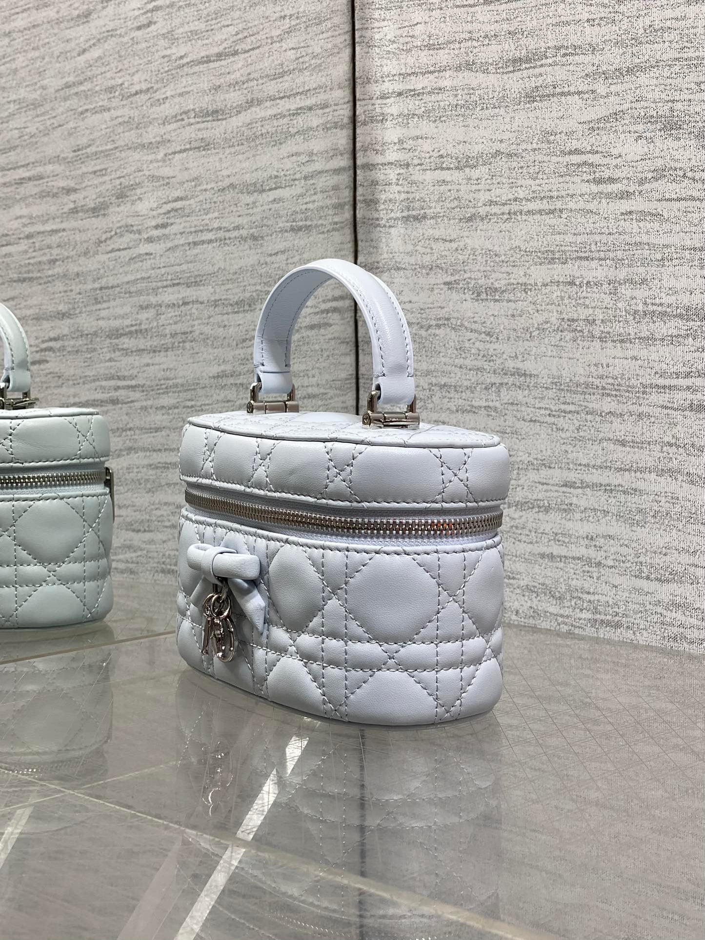 Dior 2026 Vanity Bag 17.5cm Cannage Lambskin 289248
