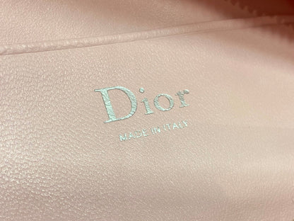 CD Bow Pouch Light Pink Lambskin 286627