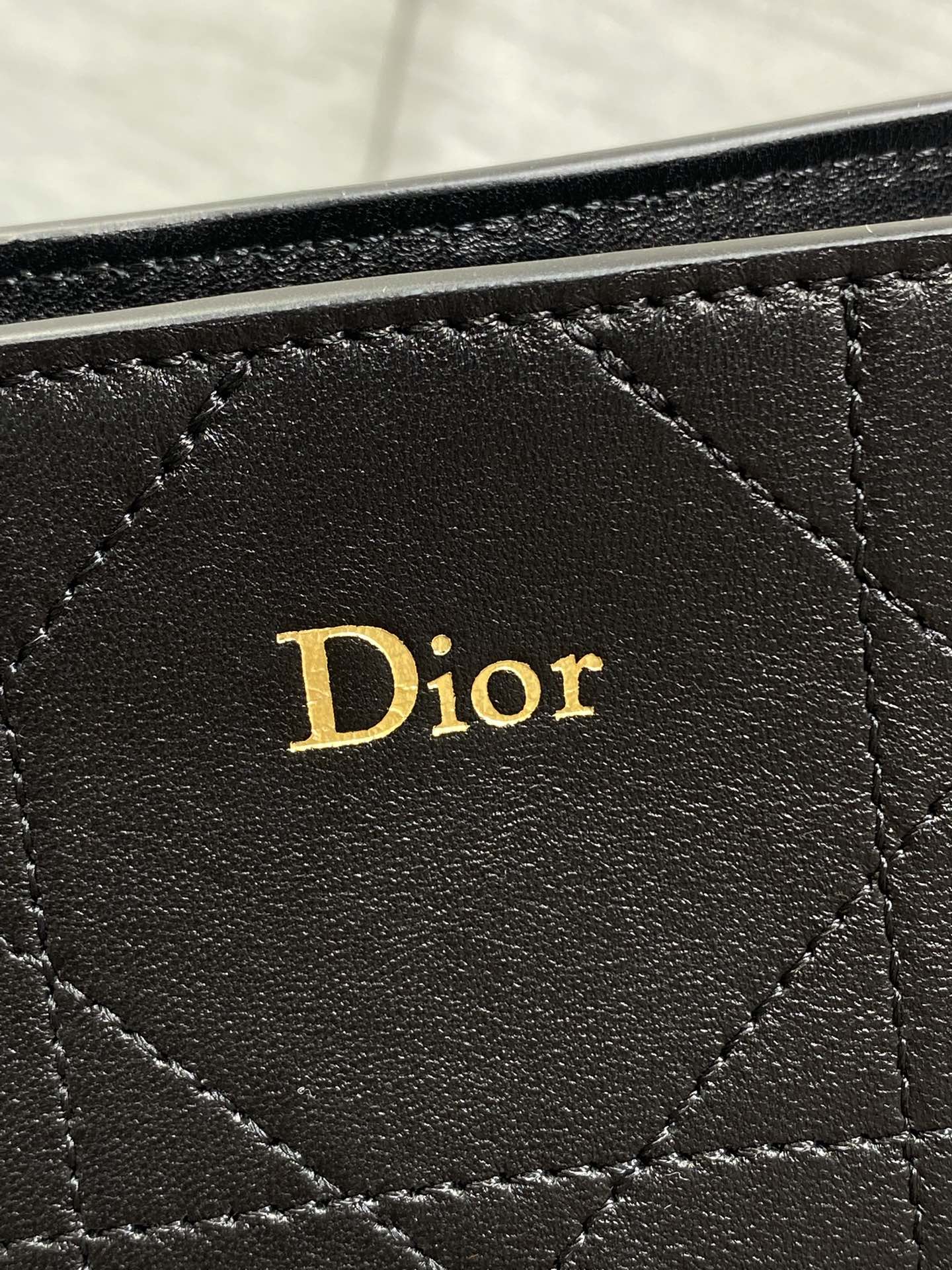 Dior Trianon Bag Black Macrocannage Lambskin 286594