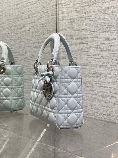 Dior 2026 Lady Dior Bag Glacier Blue Lambskin 286617