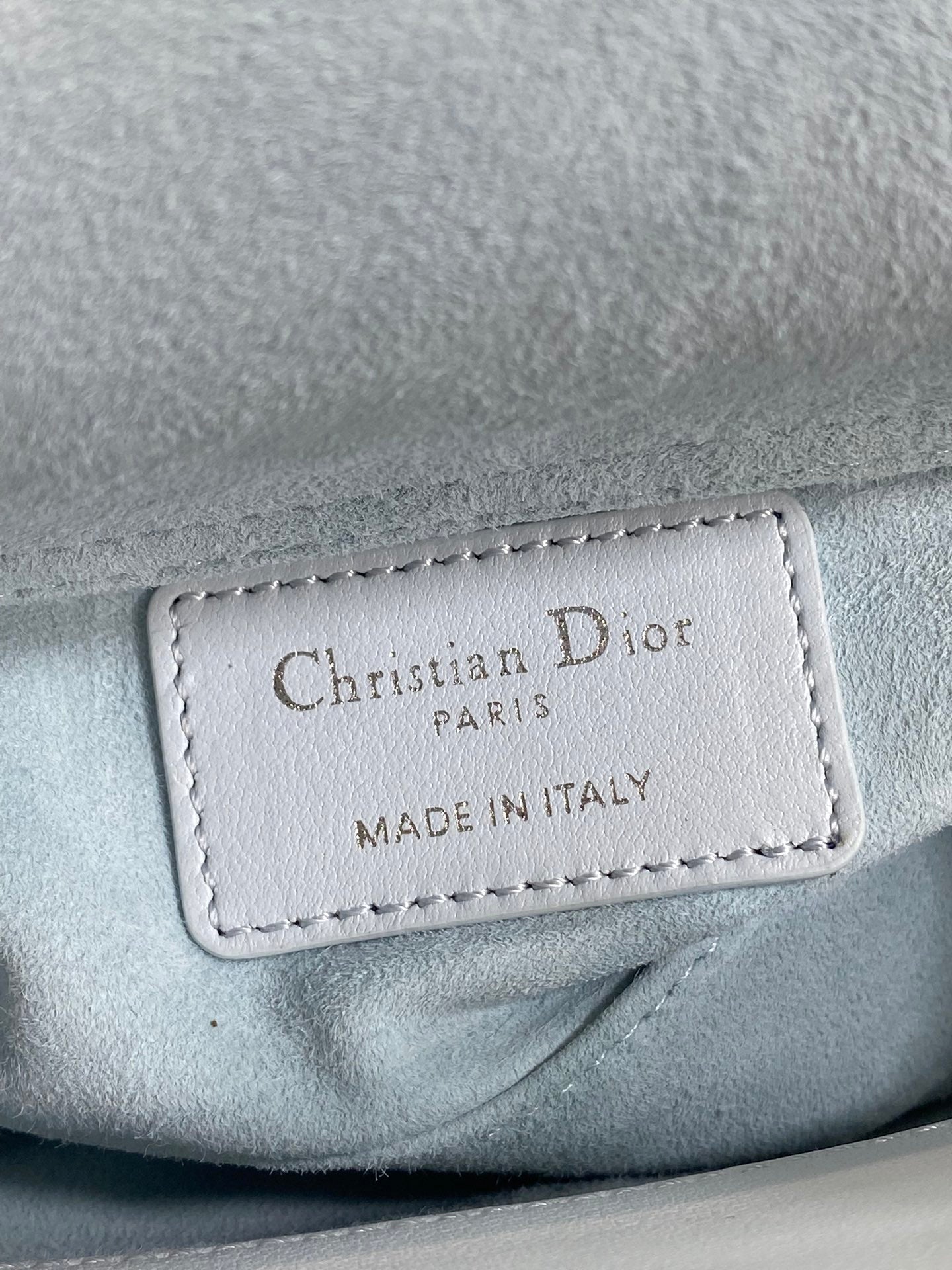 Dior 2026 Bow D-Joy Micro Bag 16cm Glacier Blue Lambskin