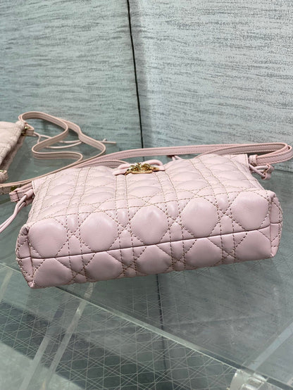 CD Adiorable Mini Bucket Bag Light Pink Lambskin 286637