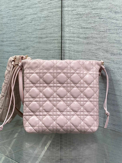 CD Adiorable Mini Bucket Bag Light Pink Lambskin 286637