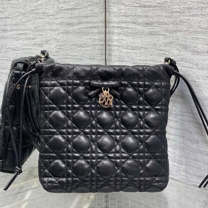 CD Adiorable Mini Bucket Bag Black Lambskin 286641