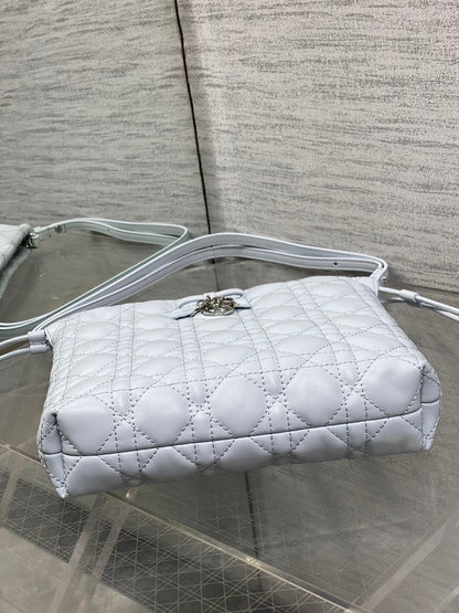 CD Adiorable Mini Bucket Bag Glacier Blue Lambskin 286643