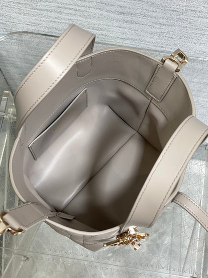 CD Toujours Bag 18cm Charcoal Gray Calfskin 286662