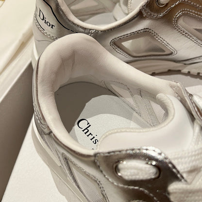 CD Tech Sneaker Sliver White Mesh Leather 707904