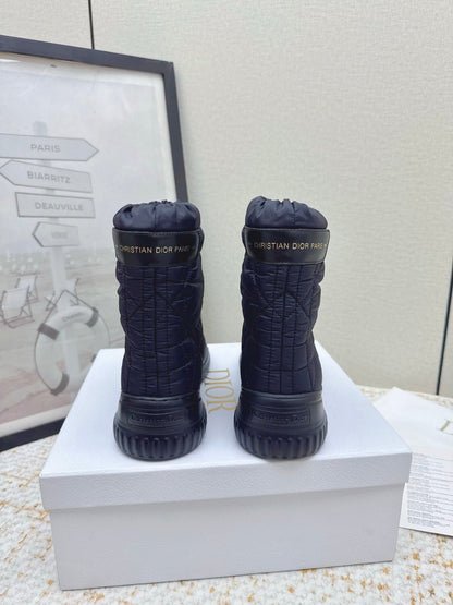 CD Alps Frost Ankle Boot Black Quilted Nylon 530132