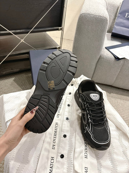CD B30 Sneakers Black Technology Fabric 438325