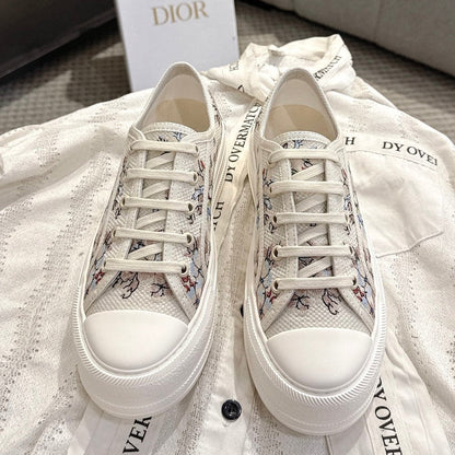 Dior 2026 Embroidered Platform Sneaker Canvas 932124