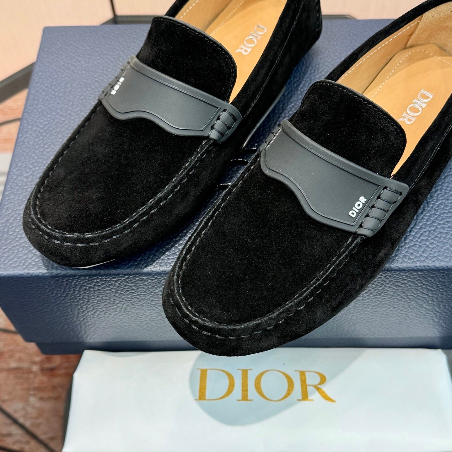 CD Odéon Men’s Loafer Black Suede 664117
