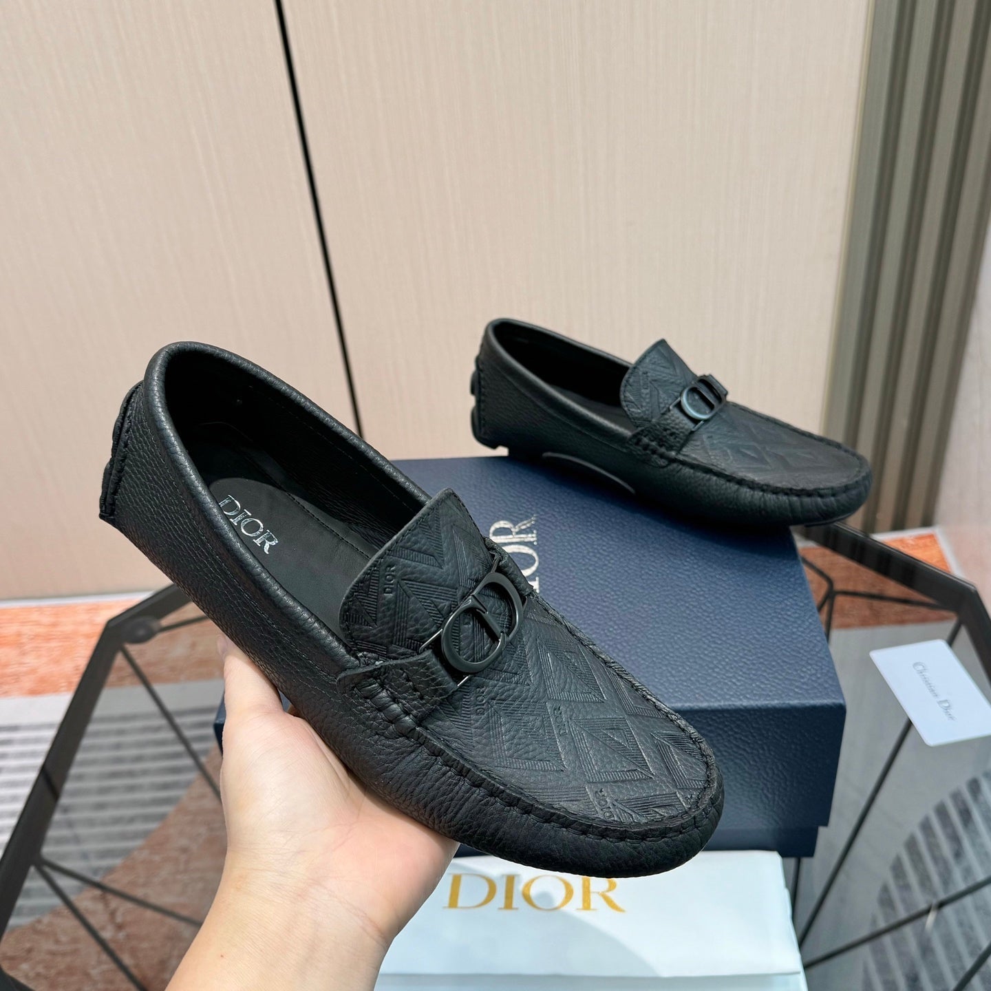 CD Odéon Men’s Loafer Black Grain Cowhide 664119