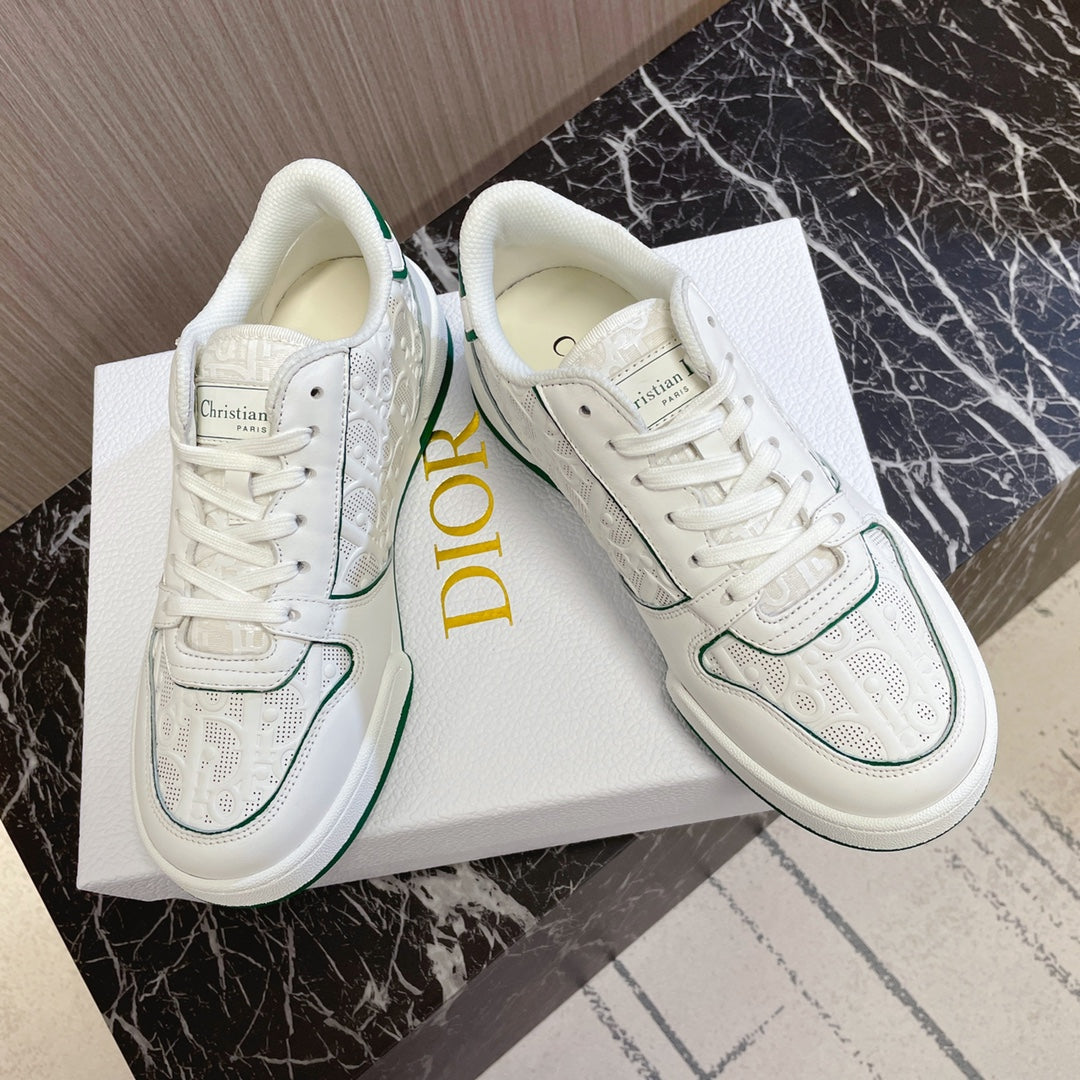 CD 26s One Sneaker White Green Calfskin 920126