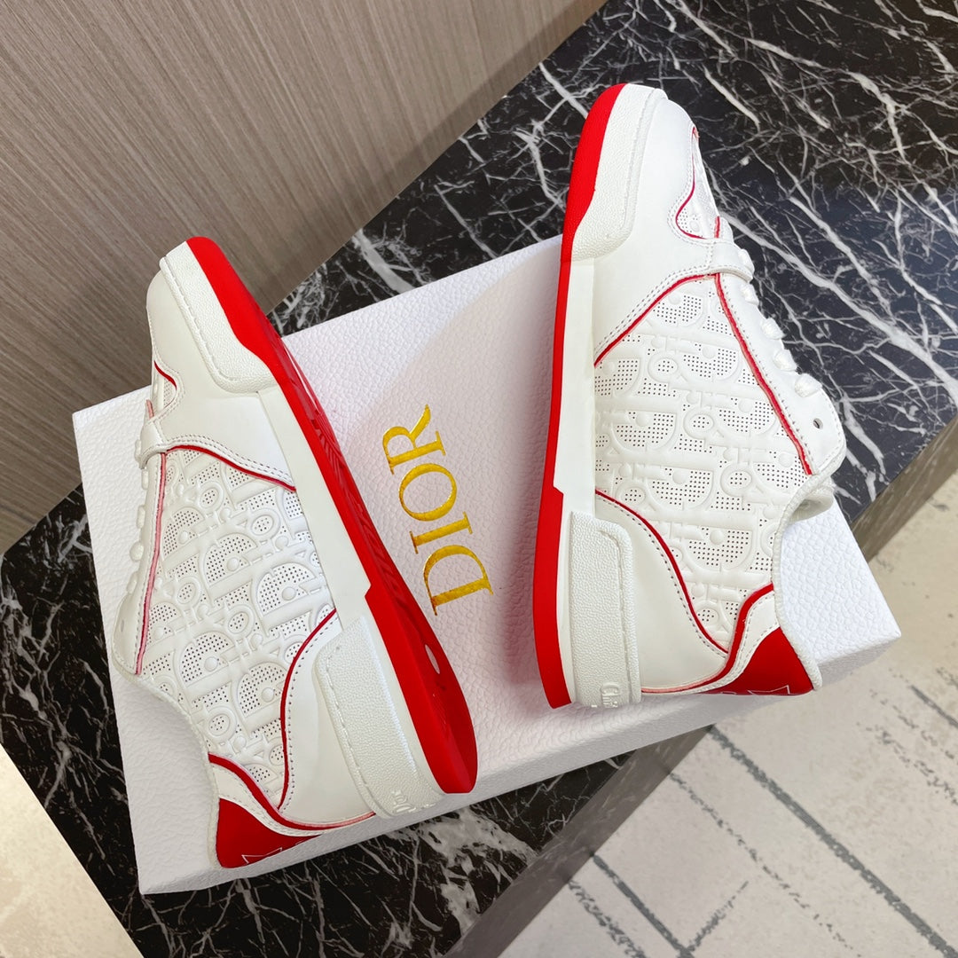 CD 26s One Sneaker White Red Calfskin 920127