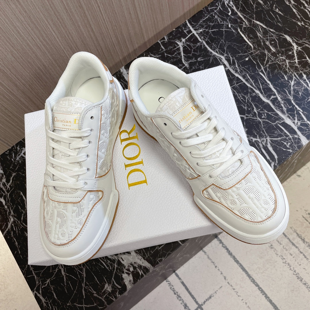 CD 26s One Sneaker White Gold Calfskin 920128