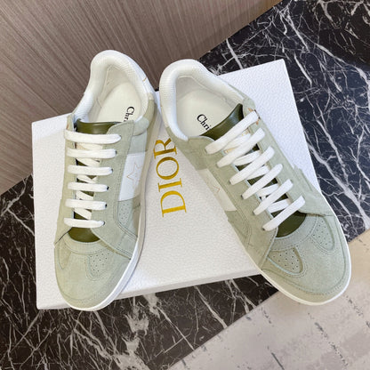CD 26s Star Sneaker White Green Suede Calfskin 920121