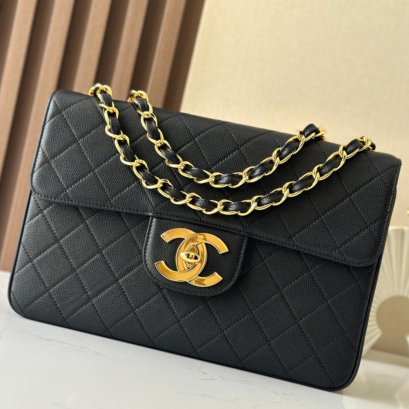 Chanel 2026 Classic Flap Bag 30cm Lambskin Gold Hardware