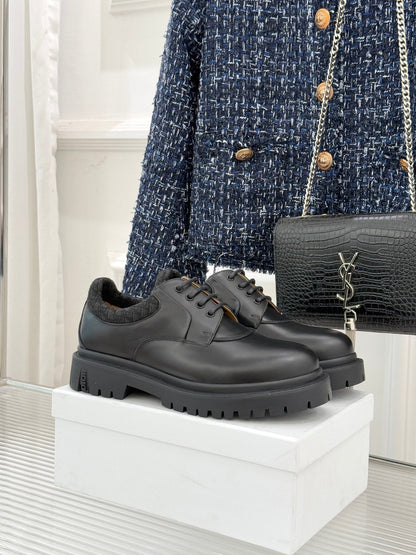 Dior Explorer III Derby Shoe Black Calfskin Cotton & Technical Fabric