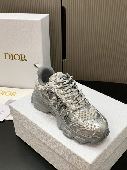 CD Chrono Sneaker Sliver Mesh Calfskin 905018