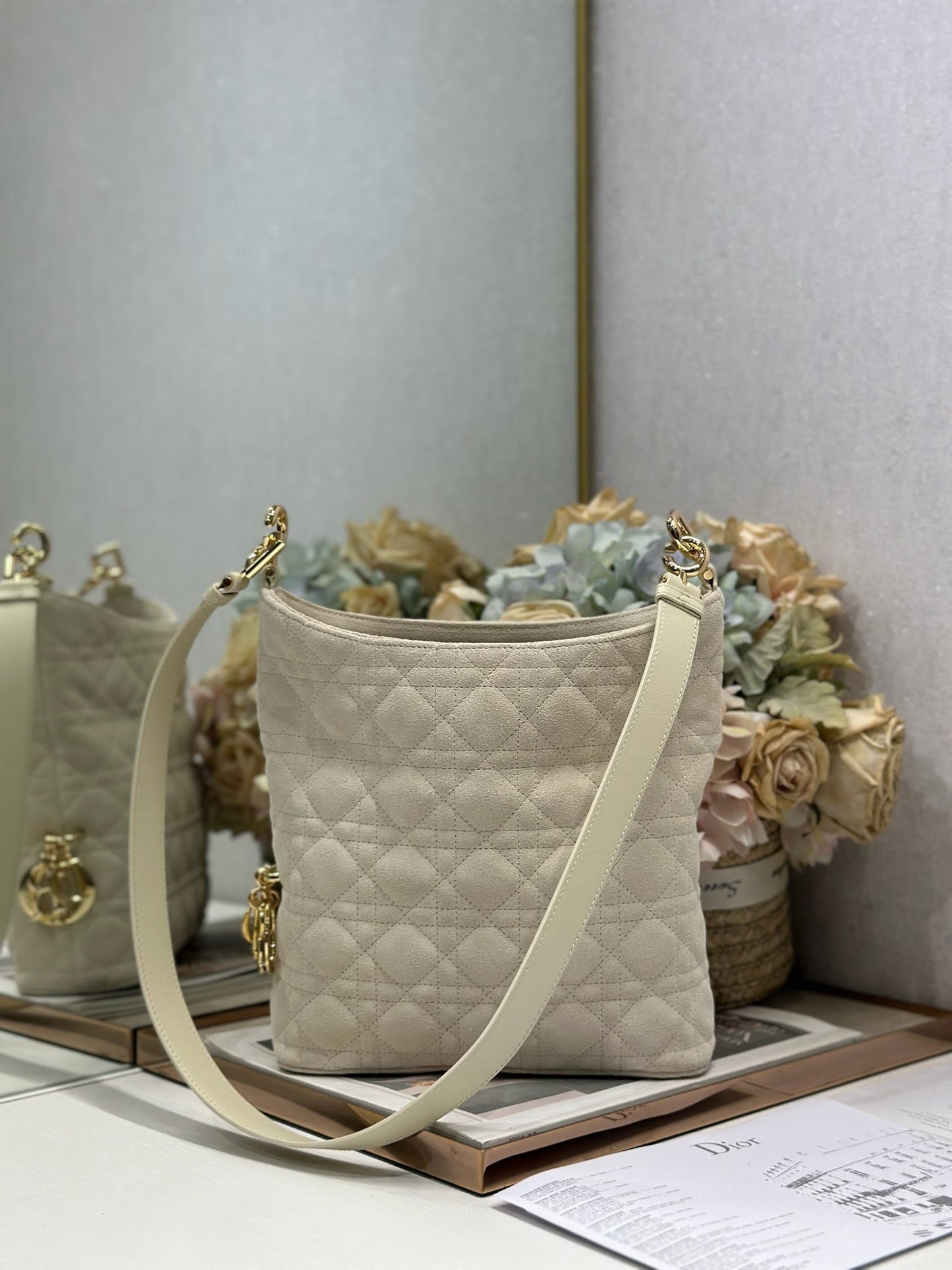 Dior 2026 Toujours Hobo 27cm Suede