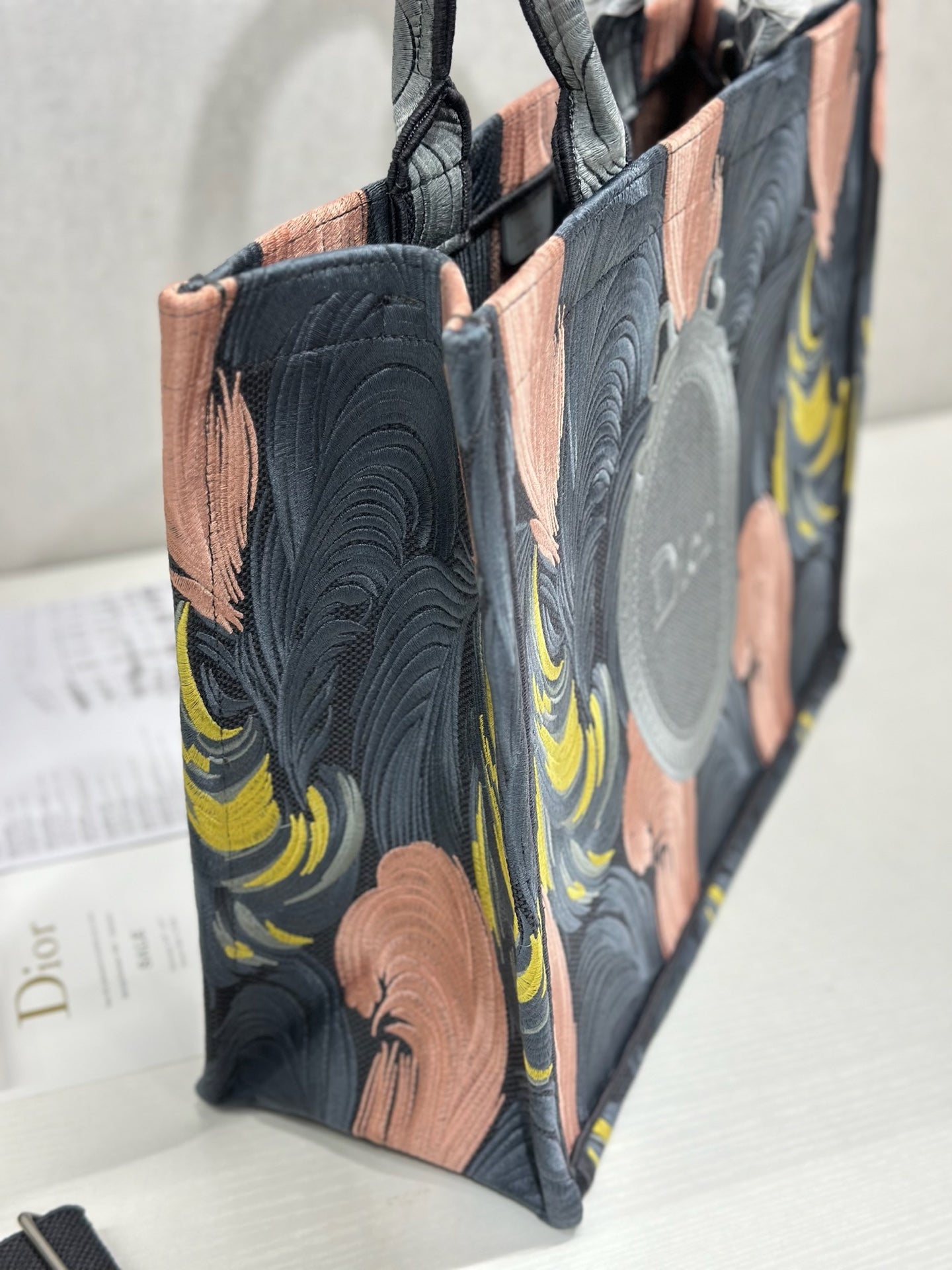 Dior 2026 Book Tote Bag Multicolor Canvas 290879