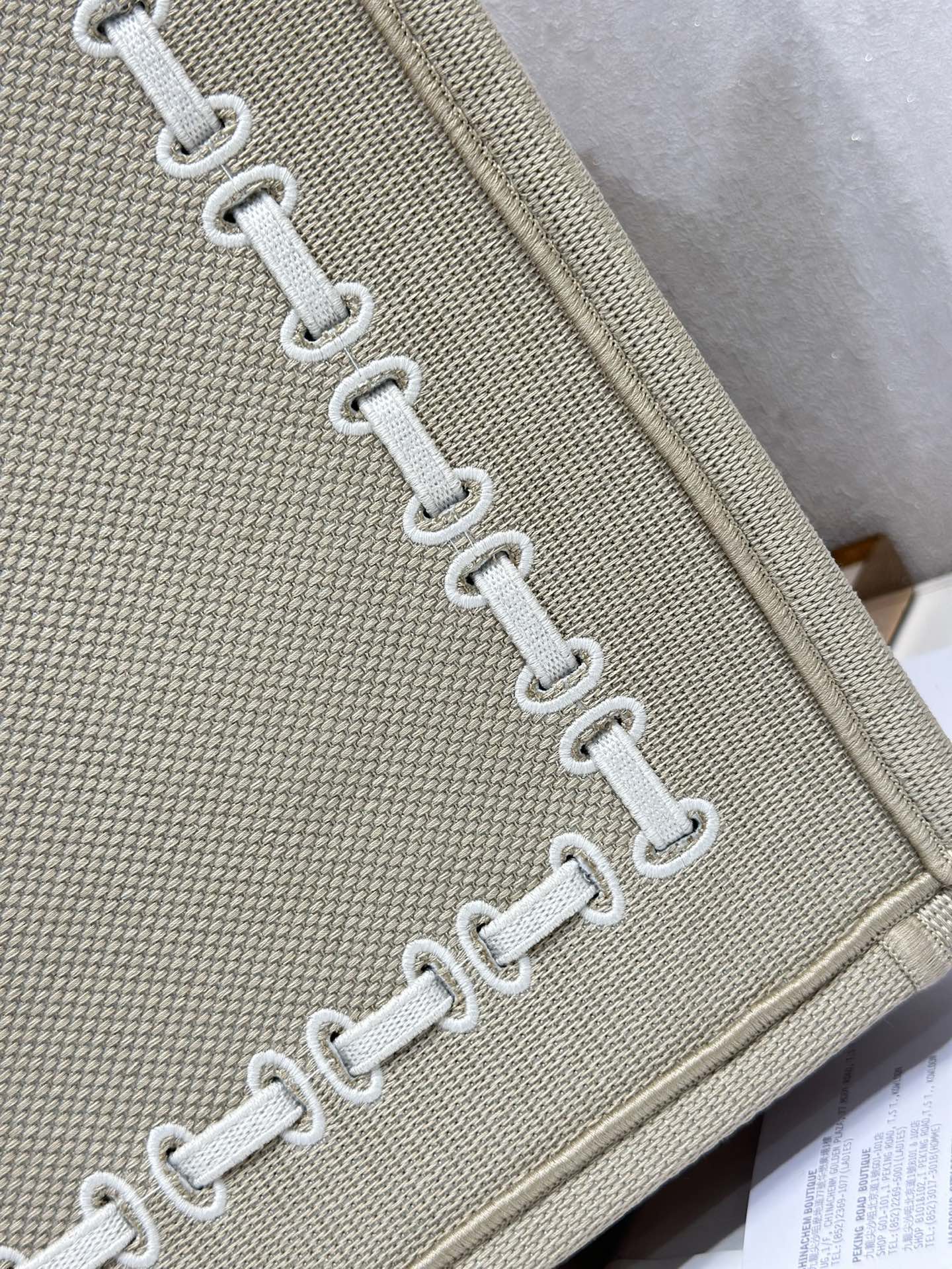 Dior 2026 Book Tote Bag Beige mix White Canvas 290893