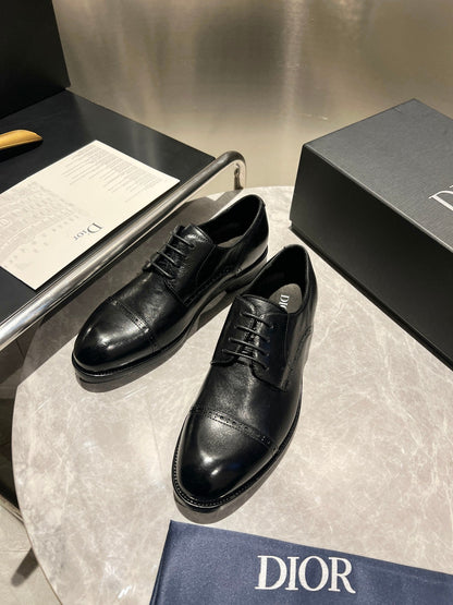 CD Derby Men’s Loafer Black Glossy Cowhide 112674