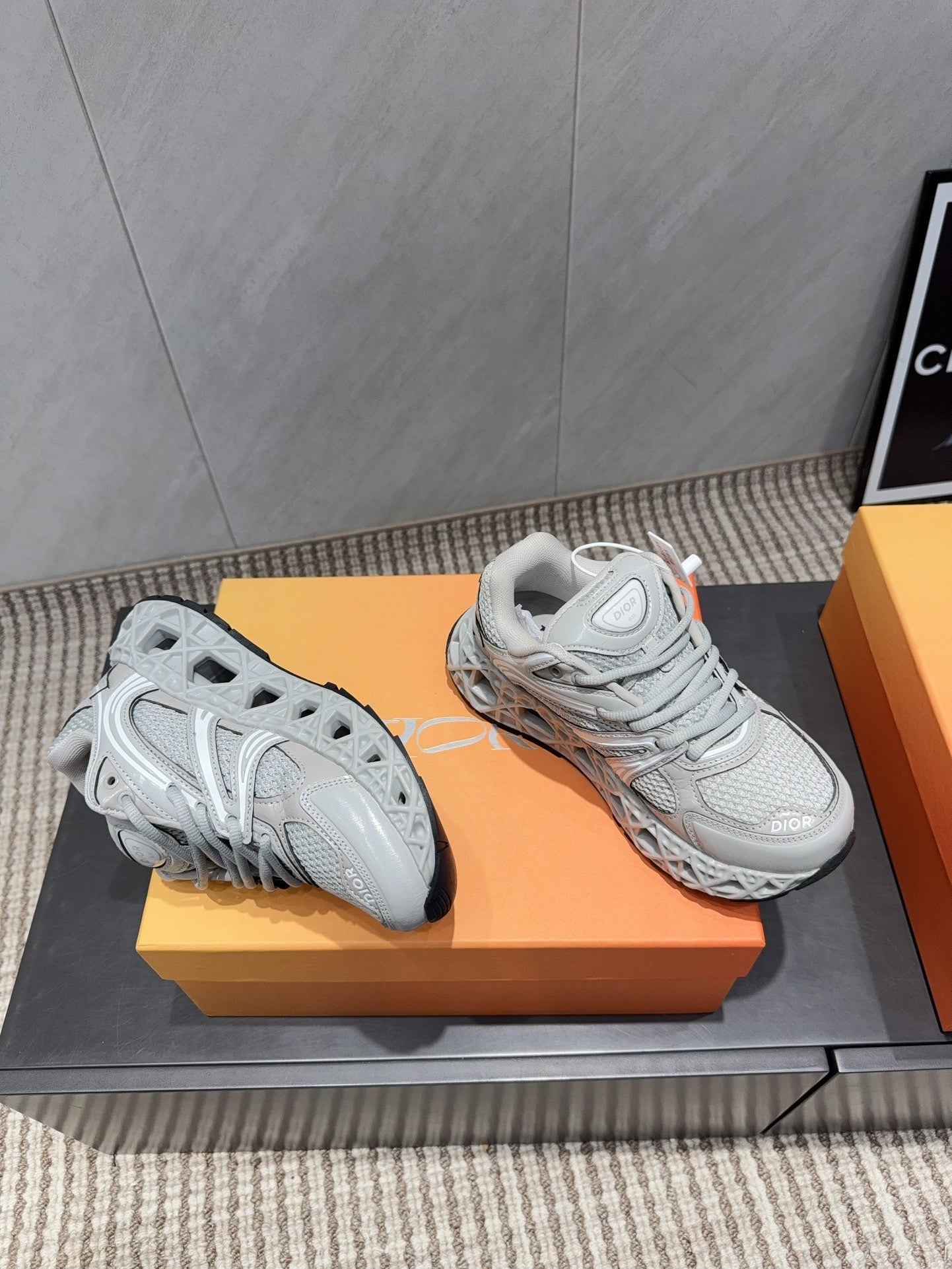 CD B35 NXXT Sneaker Grey Rubber Mesh 614261