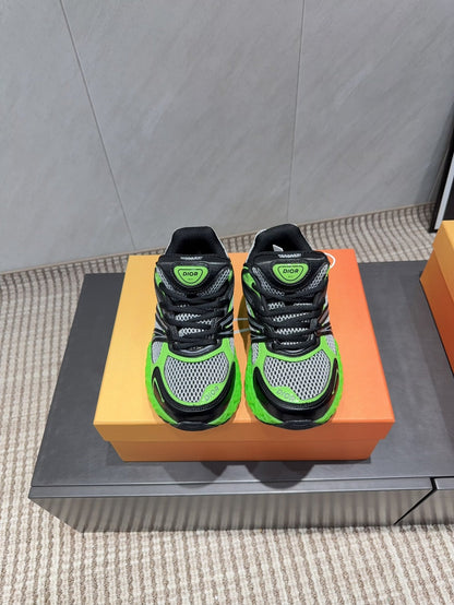 CD B35 NXXT Sneaker Black Green Rubber Mesh 614262