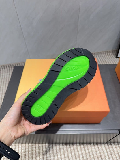 CD B35 NXXT Sneaker Black Green Rubber Mesh 614262