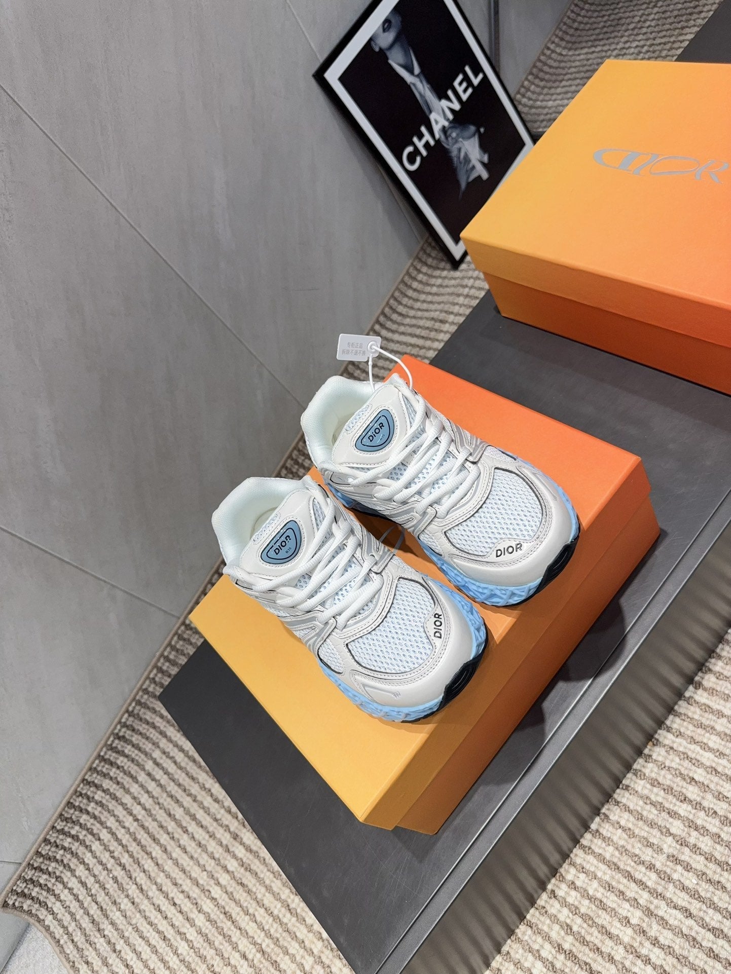 CD B35 NXXT Sneaker Blue White Rubber Mesh 614263