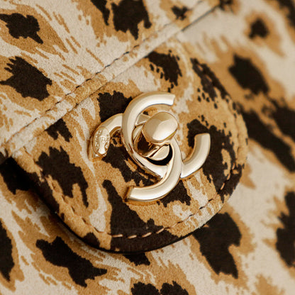 Chanel 2026 Flap Bag 33cm Leopard Calfskin 339085