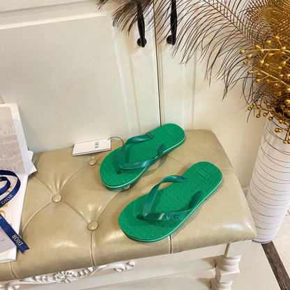 CD Thong Sandal Green Rubber 687621