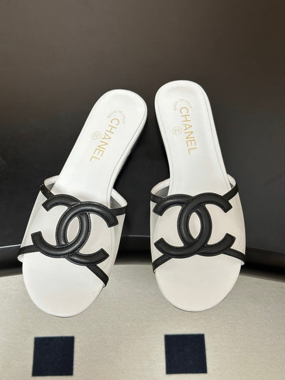 Chanel 2026 Flat Sandals Mesh Sheepskin 834674