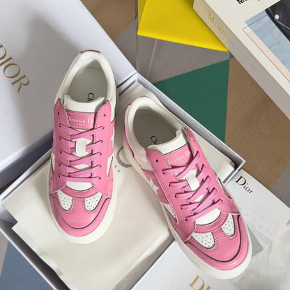 cd star sneaker white pink calfksin