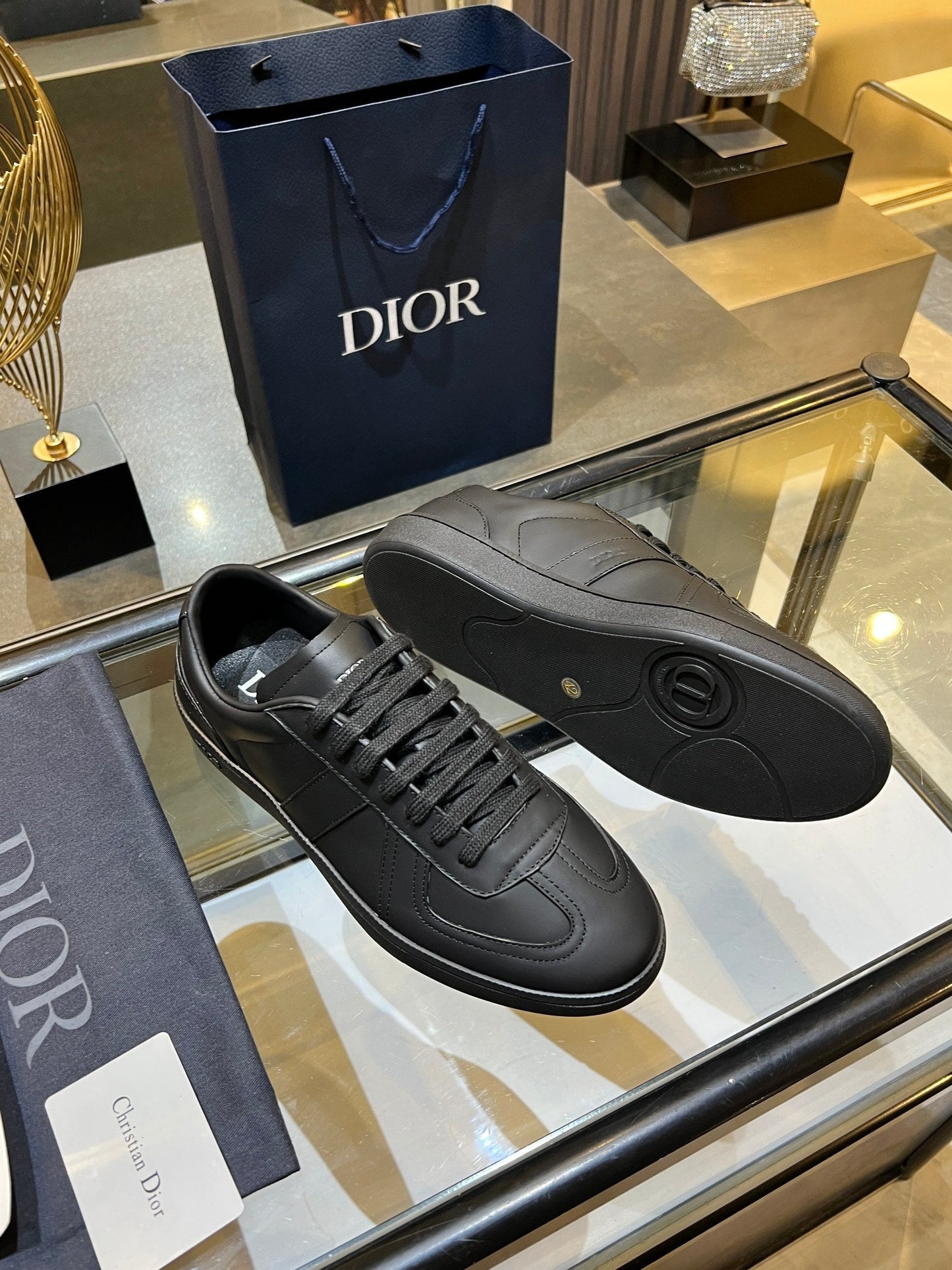 CD 26s B01 Matchpoint Sneaker Black Calfskin 924611