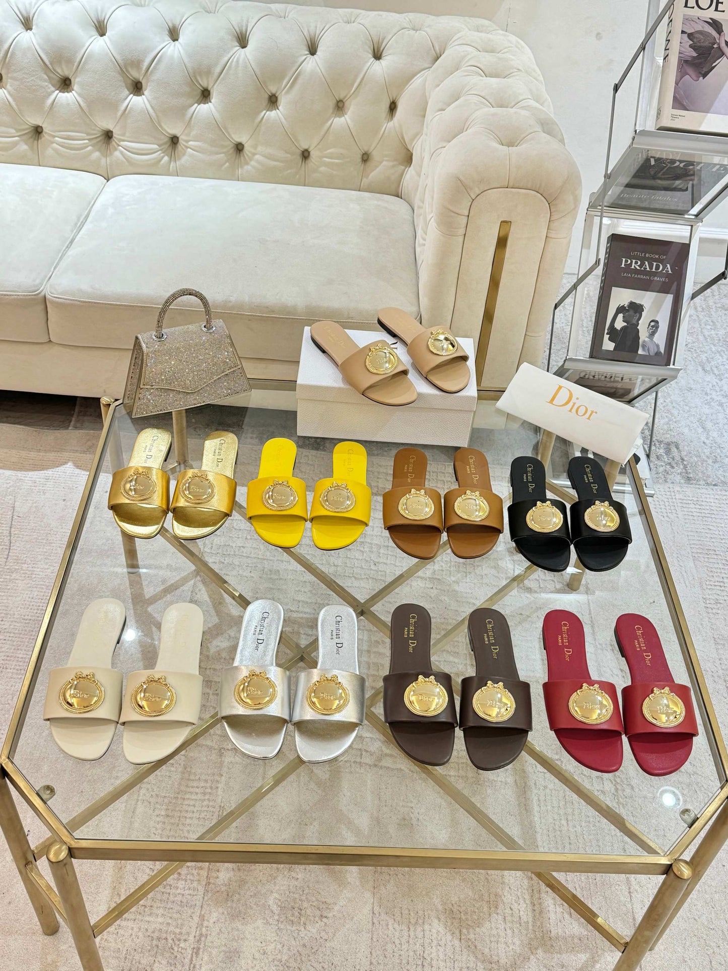CD 26s Sandals Chocolate Leather 667119
