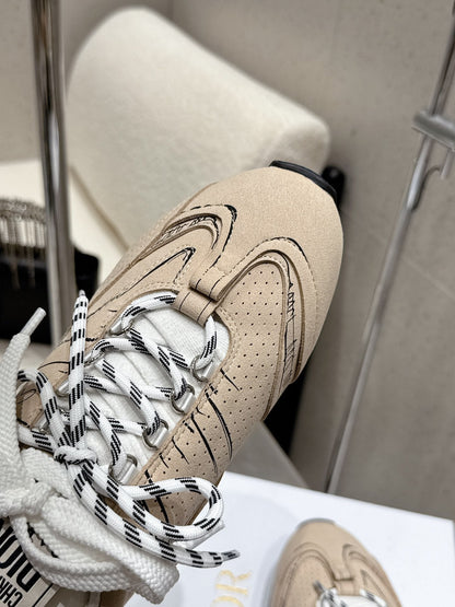 CD D-Sketch Sneaker Pale Taupe Nubuck Leather 554391