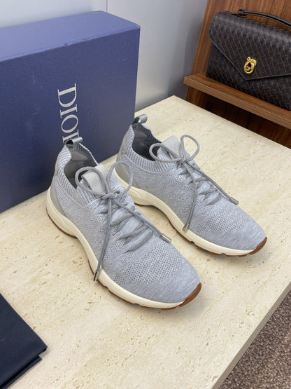 CD B80 Lounge Sneaker Gray Cannage Cashmere Wool  551443