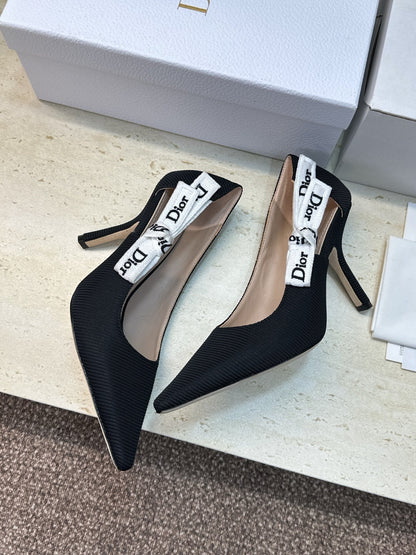 CD J'Adior Pump 9.5cm Black Technical Fabric