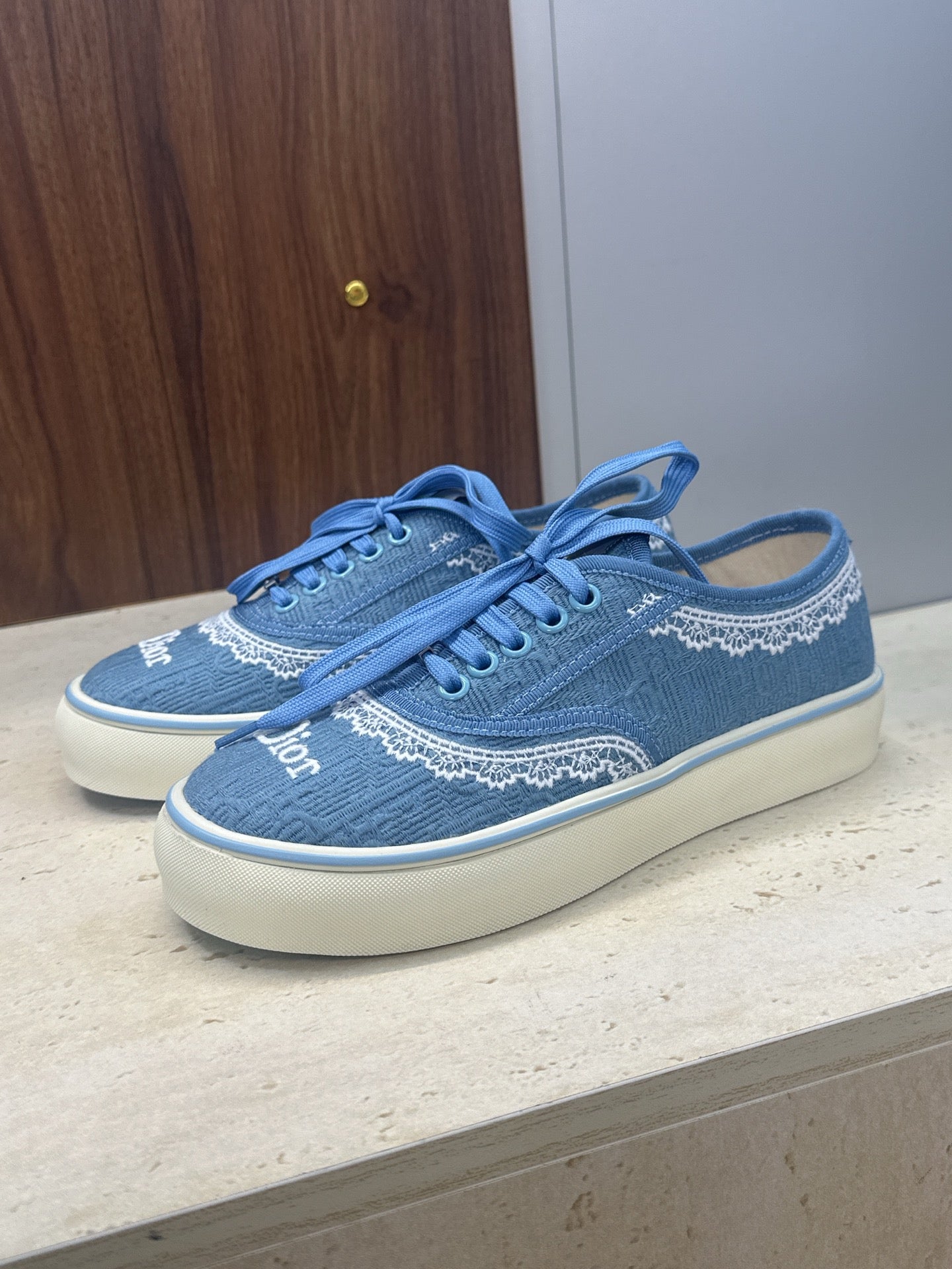 CD Saltwind Sneaker Light Blue Cotton 633081