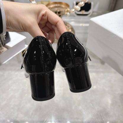CD 26 Lolita High-Heeled 40 Black Patent Leather 592220