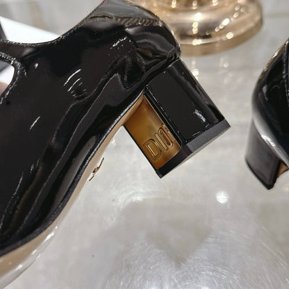 CD 26 Lolita High-Heeled 40 Black Patent Leather 592220